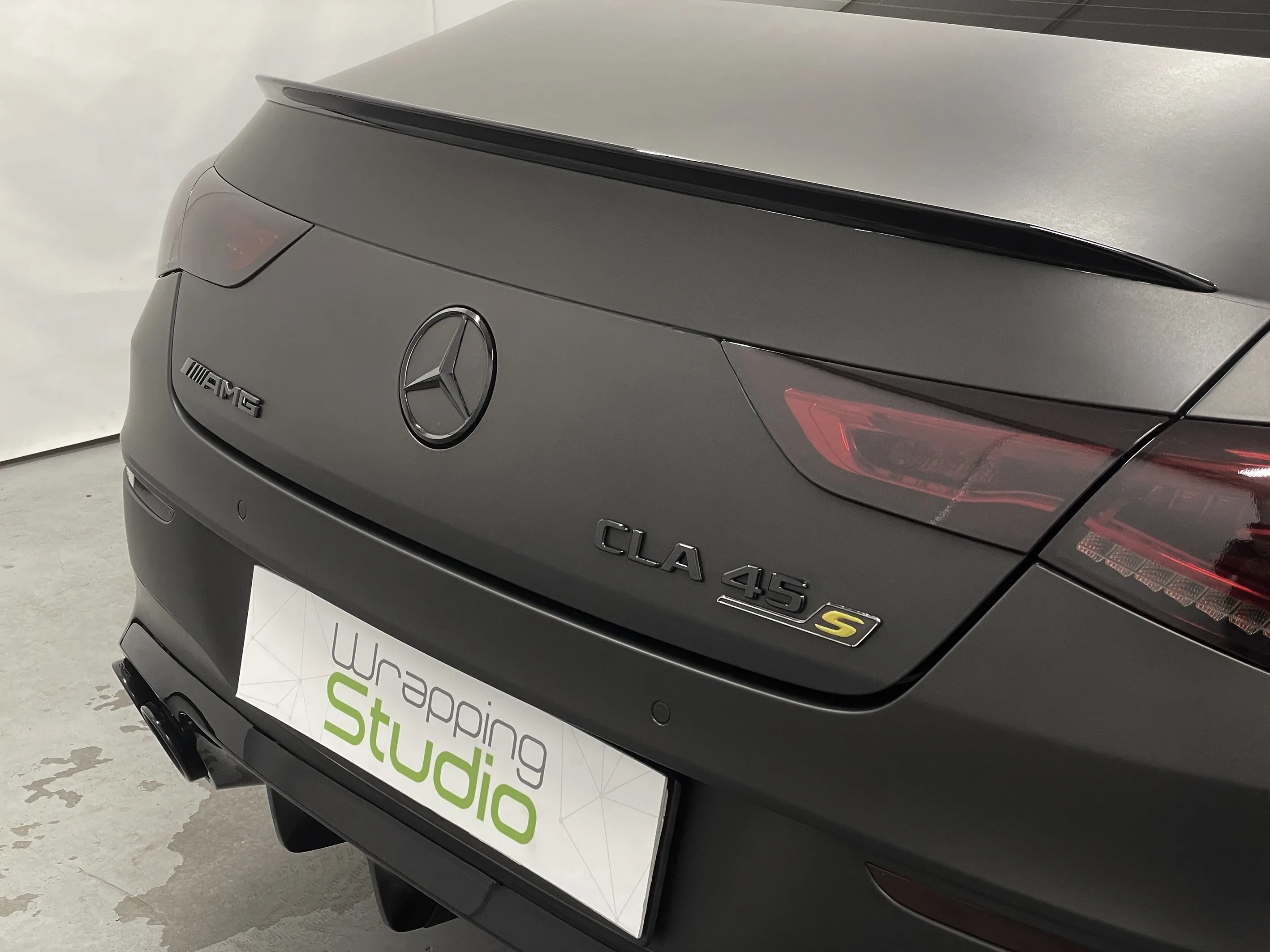 Mercedes CLA 45s AMG | Wrapping Matte Black